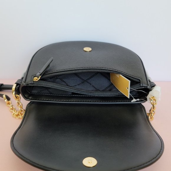 MICHAEL KORS Jet Set Charm Saffiano Leather MD Half Dome Chain Crossbody-🎈⭐$148 - Picture 13 of 16